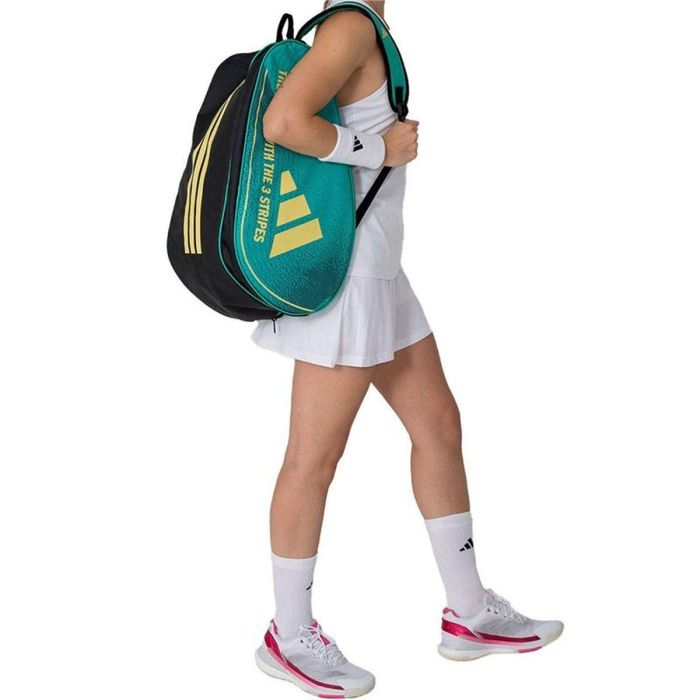 Paletero Adidas Racket Bag Control 3.4 Azul claro 1 Paletero Adidas Racket Bag Control 3.4 Azul claro 1