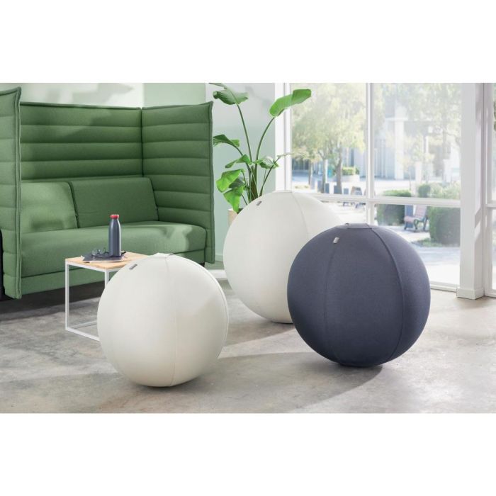 Balon De Asiento Leitz Active Sitzball Antideslizante 65 cm Color Gris Oscuro 5