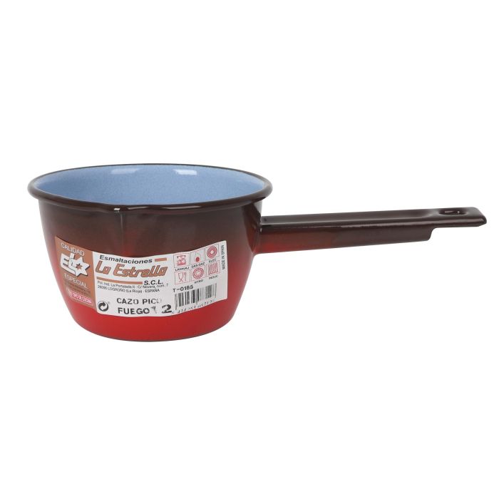 Cazo Pico 12 cm - 0.7L Fuego Inde (6 Unidades) 2 Cazo Pico 12 cm - 0.7L Fuego Inde (6 Unidades) 2