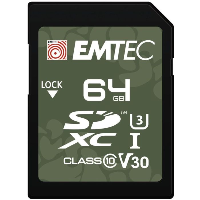 Emtec Tarjeta de Memoria SDHC 32GB UHS-I U3 V30 Clase 10 Outdoor, 100 MB/s Lectura, 50 MB/s Escritura