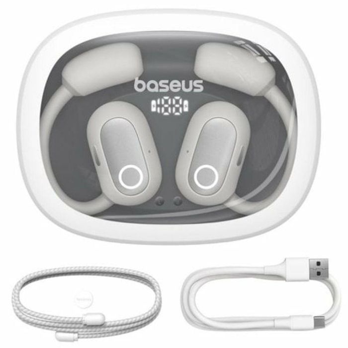 Auriculares con Micrófono Baseus Blanco 2