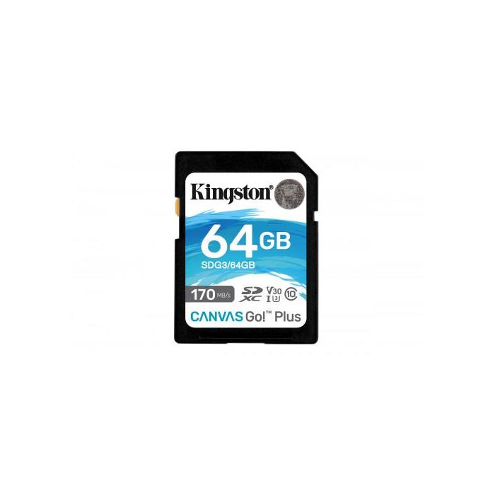 Tarjeta de Memoria SD Kingston Canvas Go! Plus 64 GB