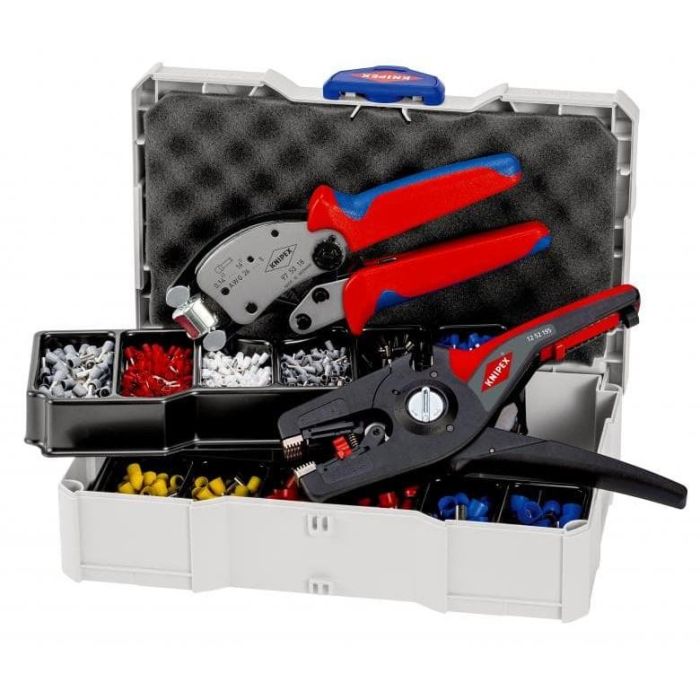 Knipex 1252195975318 Aderendhlsensortiment - Herramienta para prensar (97 90 14) Multicolor