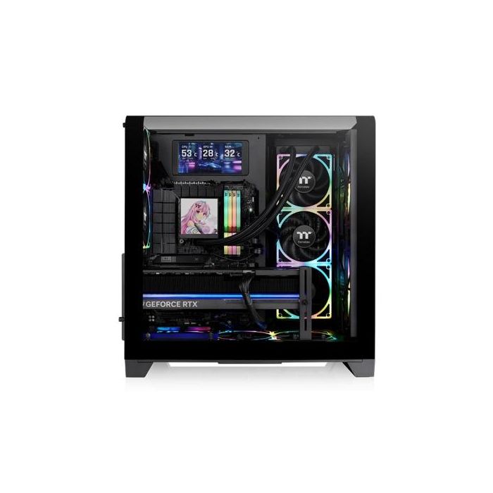 Thermaltake View 390 Air Midi Tower Negro para PC Juego ATX Micro-ATX Mini-ITX con Ventana Lateral 2 Thermaltake View 390 Air Midi Tower Negro para PC Juego ATX Micro-ATX Mini-ITX con Ventana Lateral 2