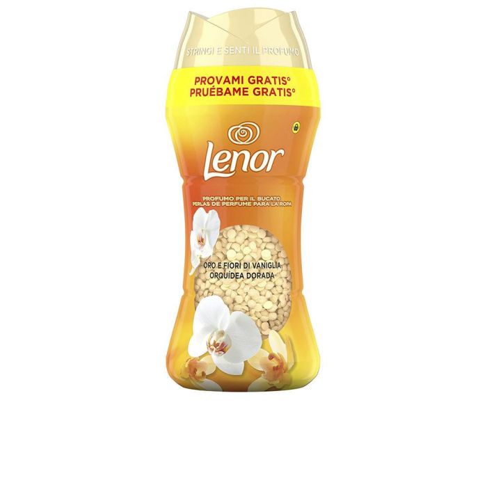 Lenor UNSTOPPABLES suavizante ropa perlas perfume Orquídea Dorada 195 gr