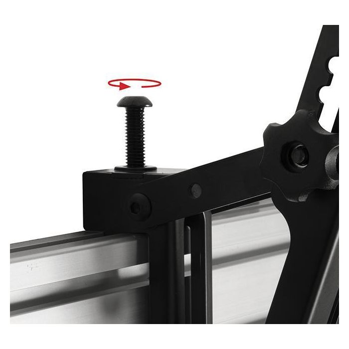 B-Tech System X Brazos Interfaz Universales con Inclinación - VESA 200, hasta 47", 70kg, Inclinación +20°, Negro 2