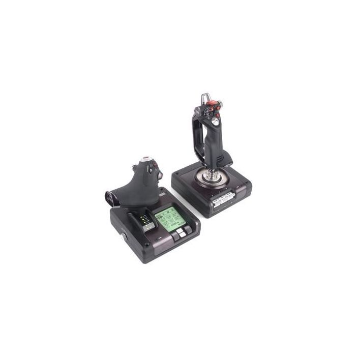 Logitech X52 Professional H.O.T.A.S. Joystick y Acelerador con Cable para PC