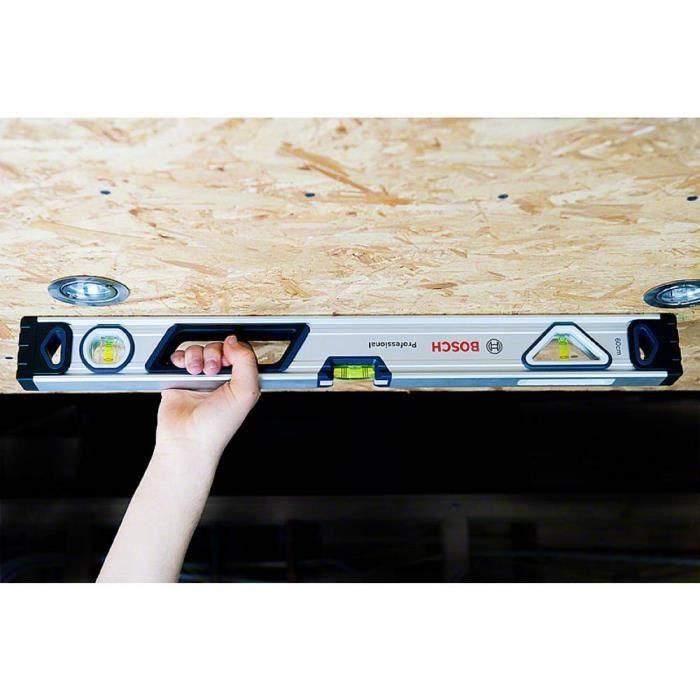 Bosch Professional BOS3165140951609 Nivel de burbuja magnético 60cm 2 Bosch Professional BOS3165140951609 Nivel de burbuja magnético 60cm 2