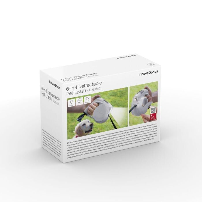 Correa Retráctil para Perros 6 en 1 Leashic InnovaGoods 1 Correa Retráctil para Perros 6 en 1 Leashic InnovaGoods 1