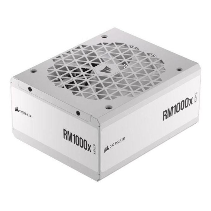 CORSAIR - Unidad de fuente de alimentación - RM1000x Shift White Cybenetics - ATX totalmente modular - Certificación Gold 80 Plus - 1000 vatios 4 CORSAIR - Unidad de fuente de alimentación - RM1000x Shift White Cybenetics - ATX totalmente modular - Certificación Gold 80 Plus - 1000 vatios 4