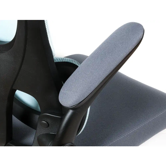 Q-connect Silla de Dirección Sorrento Malla Base Metálica Ruedas Premium, Color Azul Gris, Altura Máx. 1320 mm, Ancho 650 mm, Profundidad 600 mm 11