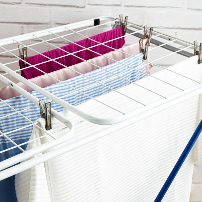 Tendedero Acero Pintado Heracles Quid 167x55x96 cm-18M (8 Unidades) 1 Tendedero Acero Pintado Heracles Quid 167x55x96 cm-18M (8 Unidades) 1