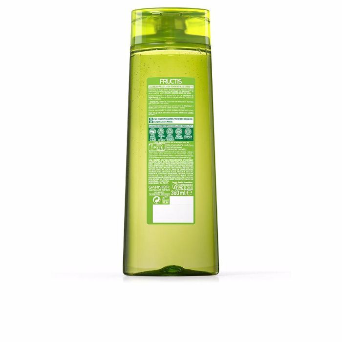 Garnier Champú Fructis Vitamin Force Anticaída con Vitamina C y Biotina para Cabello Frágil 360 ml Garnier Champú Fructis Vitamin Force Anticaída con Vitamina C y Biotina para Cabello Frágil 360 ml