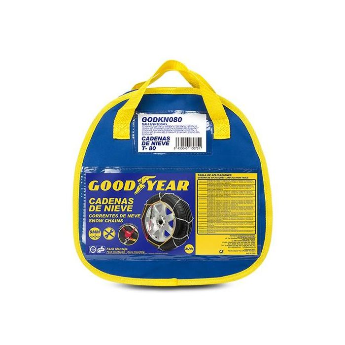 Cadenas de Nieve de Coche Goodyear GODKN080 1