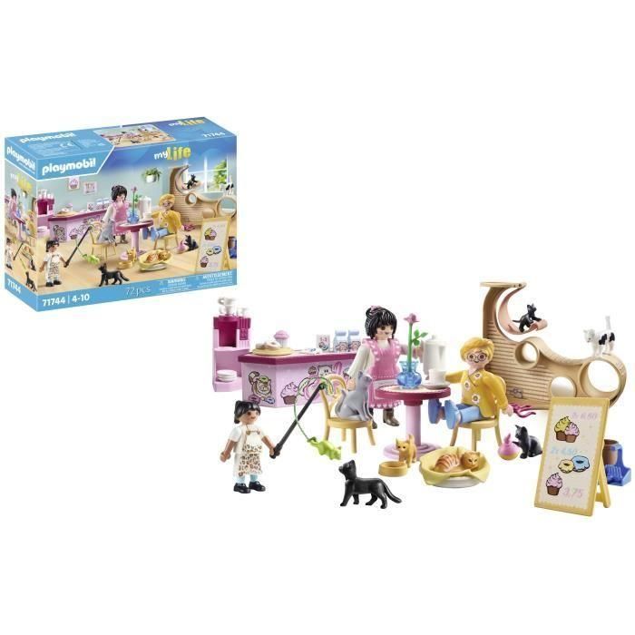 Cafetería para gatos playmobil my life 3 Cafetería para gatos playmobil my life 3
