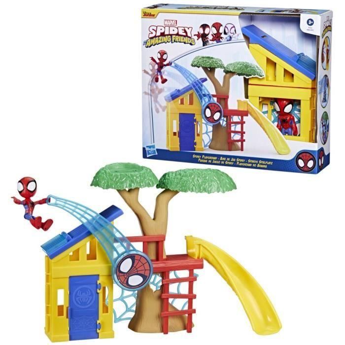 Caja zona de juegos Spidey con figura de Spidey de 10 cm, para niños de 3 años, Marvel Spidey y sus Amigos Extraordinarios 5 Caja zona de juegos Spidey con figura de Spidey de 10 cm, para niños de 3 años, Marvel Spidey y sus Amigos Extraordinarios 5