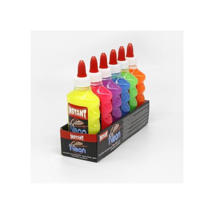 Cola Neon Color Instant 180 Ml Surtido De 6