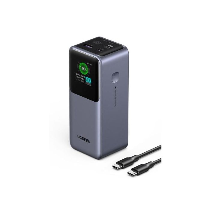 Ugreen 20000Mah 130W Fast Charging Powerbank Litio Gris 0 Ugreen 20000Mah 130W Fast Charging Powerbank Litio Gris 0