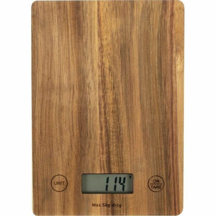 Livoo DOM492 Báscula de cocina electrónica de madera de acacia 0 Livoo DOM492 Báscula de cocina electrónica de madera de acacia 0