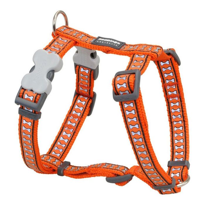 Arnés para Perro Red Dingo Hueso Reflectante 25-39 cm Naranja Arnés para Perro Red Dingo Hueso Reflectante 25-39 cm Naranja