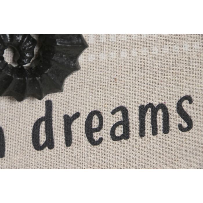 DKD Home Decor Cuadro Atlantico Beige Blanco 25 x 25 x 2.5 cm (6 Unidades) MDF Resina