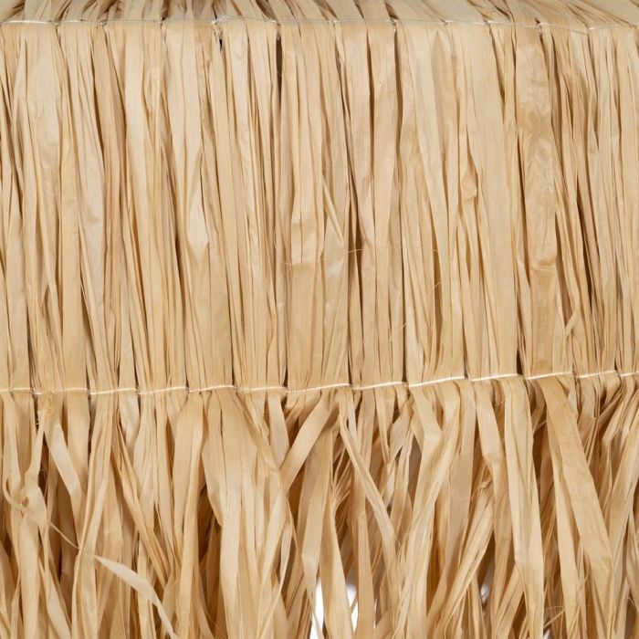 Lámpara Techo Fibra Natural Iluminación 80 X 80 X 45 cm