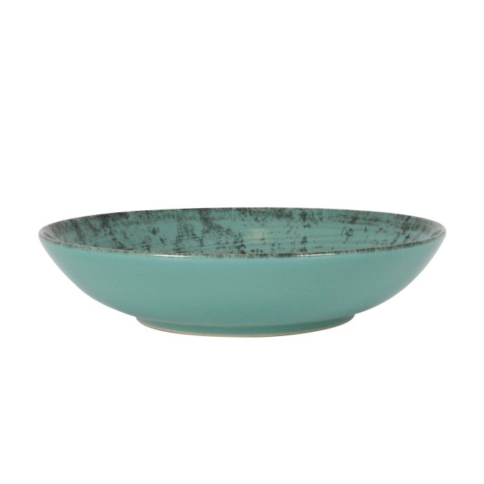 Inde Plato Hondo "Aspe" Montecarlo Turq Colección Ivory ø 23 cm (12 Unidades)