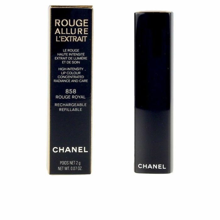 Chanel #858 ROUGE ALLURE L'EXTRAIT Pintalabios Recargable Rouge Royal 2g | Color Intenso, Hidratante, Acabado Luminoso