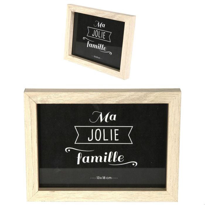 Home Deco Factory Essentiel Juego de 8 Marcos de Fotos para Pared Negro Madera 15x20 cm 13x18 cm 10x15 cm 10x10 cm 4