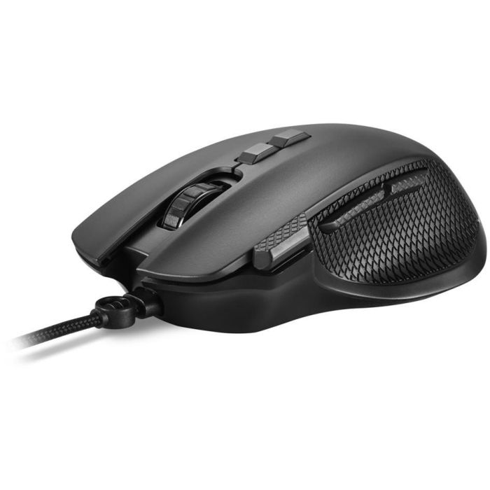Sharkoon SHARK Force 3 Ratón Gaming Óptico USB Tipo A para Mano Derecha, 12800 DPI, 8 Botones, Iluminación Multi, Cableado, Negro 5