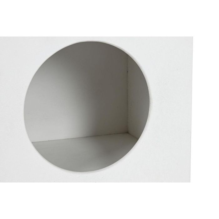 Mesita De Noche Moderno DKD Home Decor Blanco 30 x 48 x 40 cm 2