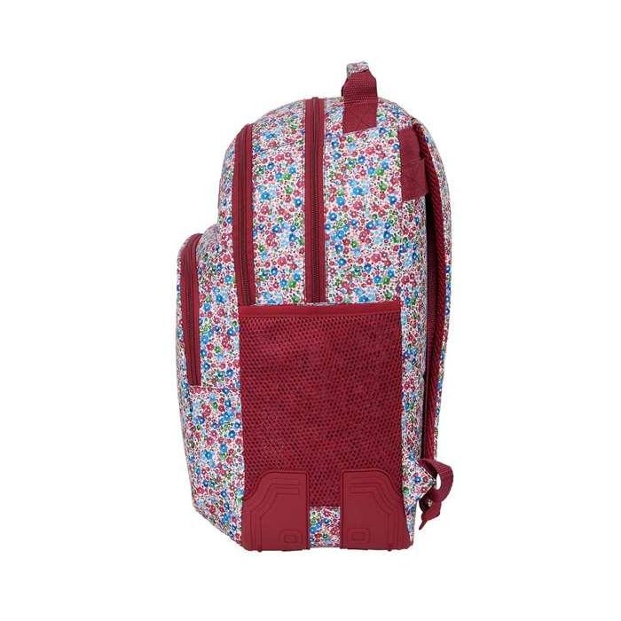 Mochila Safta Doble Con Cantoneras Adaptable A Carro Nait Nait Floresistente Coimbra Burdeos 420x320x150 2 Mochila Safta Doble Con Cantoneras Adaptable A Carro Nait Nait Floresistente Coimbra Burdeos 420x320x150 2