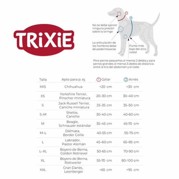 Arnés para Perro Trixie Premium Azul claro S/M 1 Arnés para Perro Trixie Premium Azul claro S/M 1