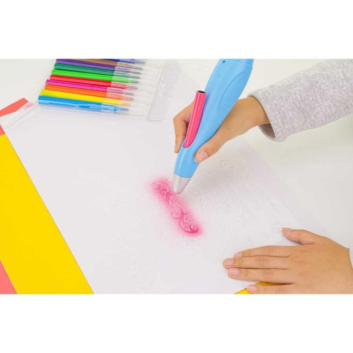 Peach Electric Airbrush Spray Painting Set. PO150 8