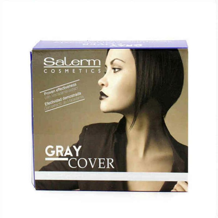 Salerm GRAY COVER Viales - Ampollas Cubre Canas Rebeldes y Resistentes - Potenciador para Tinte Cabello Cobertura Óptima 12x5ml