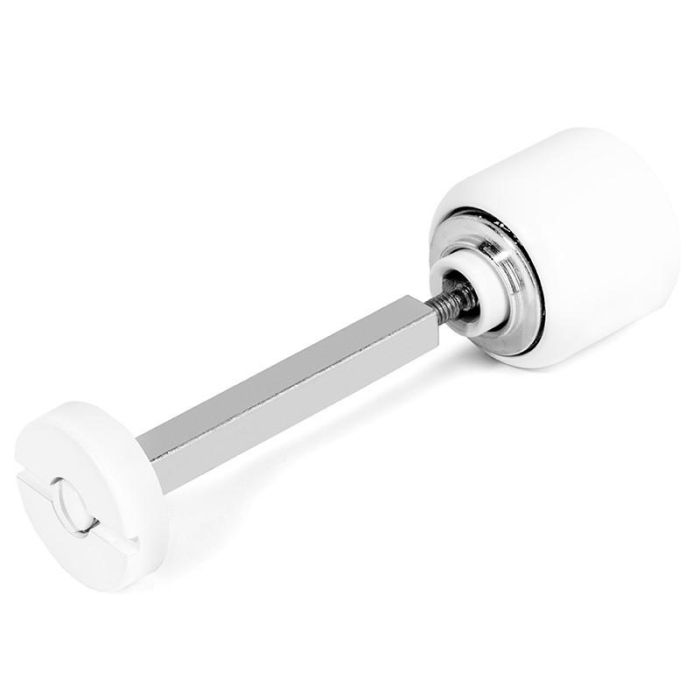 Muletilla Desbloqueo Punto D25 Cromo Satinado, Negro, Blanco Acabado Blanco Nuda 1 Muletilla Desbloqueo Punto D25 Cromo Satinado, Negro, Blanco Acabado Blanco Nuda 1