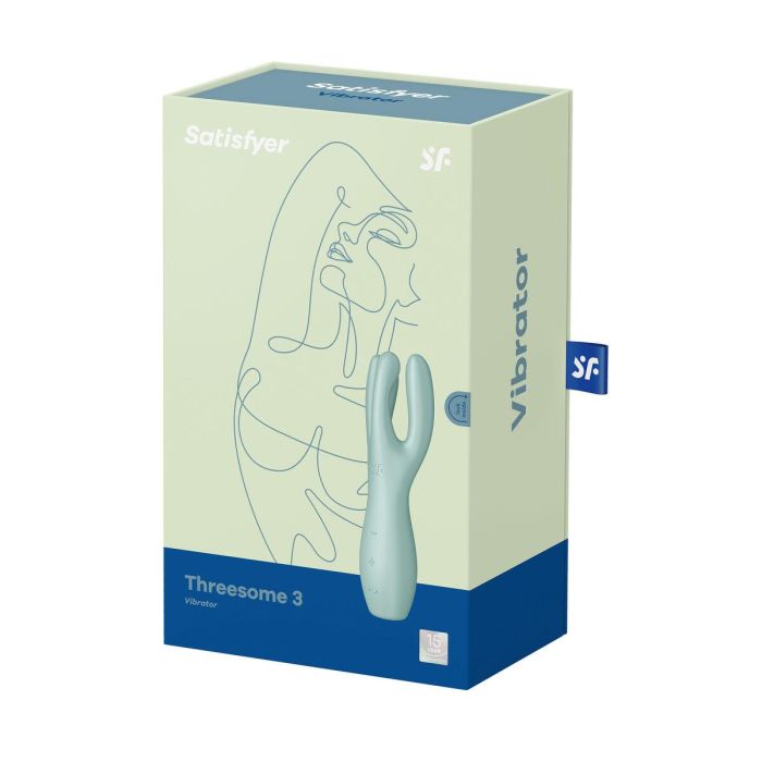 Satisfyer Threesome 3 vibrador verde 5 Satisfyer Threesome 3 vibrador verde 5