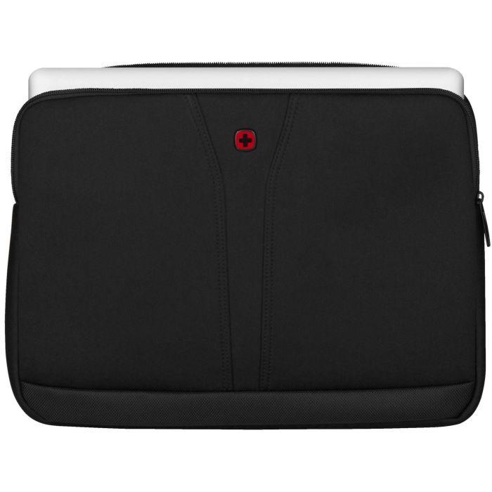 Wenger Funda Bandolera BC Fix de Neopreno para Portátil 15.6 pulgadas (39,6 cm), Poliéster Negro, Resistente a golpes y agua 4