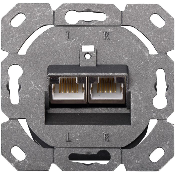 DIGITUS RJ45Dose Cat5e 2xRJ45 geschirmt Aufputz Signalweiß 4 DIGITUS RJ45Dose Cat5e 2xRJ45 geschirmt Aufputz Signalweiß 4