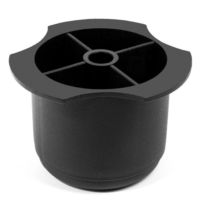 Q&Q Pata Plástico Primah Ø56 H50 M10 Negro para Tornillo Hexagonal M-10