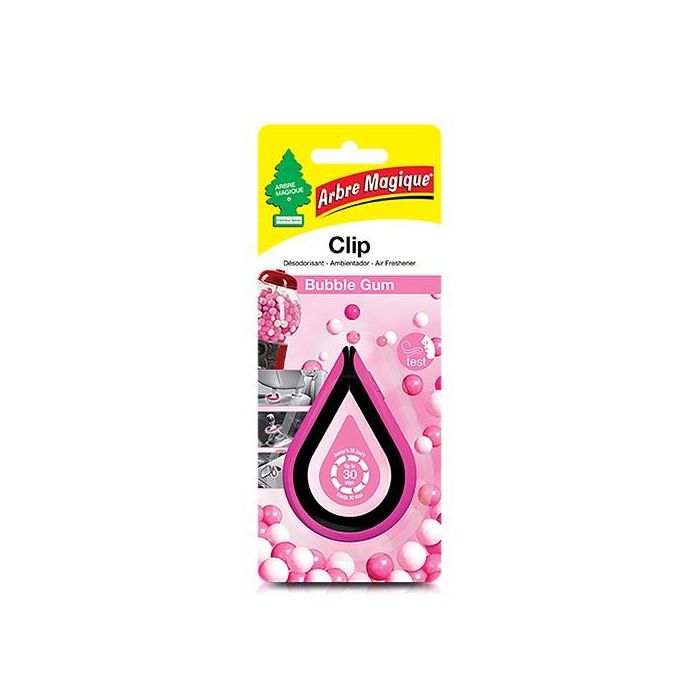 Ambientador para Coche Arbre Magique Little Trees Clip Chicle 2 Ambientador para Coche Arbre Magique Little Trees Clip Chicle 2