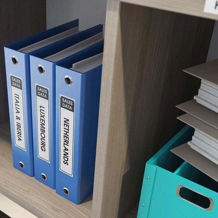 Brother DK Cinta de Papel Continua Duradera Blanca 29mm x 30.48m Compatible Impresoras QL 2