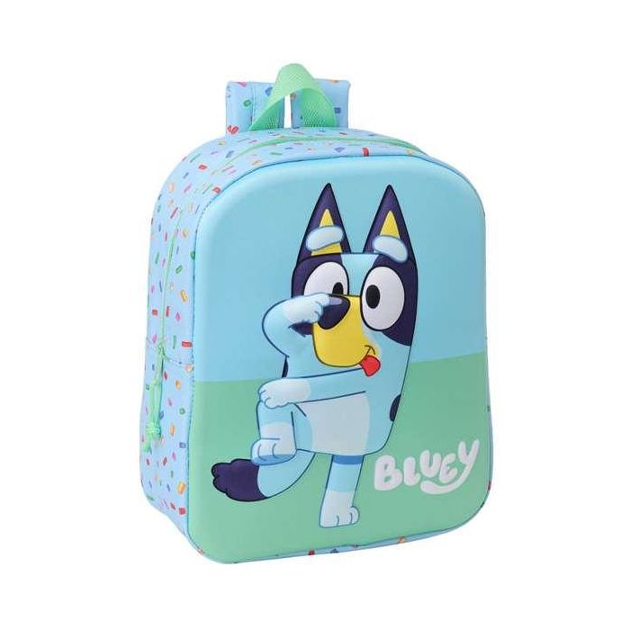 Safta Mochila Guarderia 3D Bluey 3D 22x27x10 Cm Edad Mínima 3 Años 0 Safta Mochila Guarderia 3D Bluey 3D 22x27x10 Cm Edad Mínima 3 Años 0