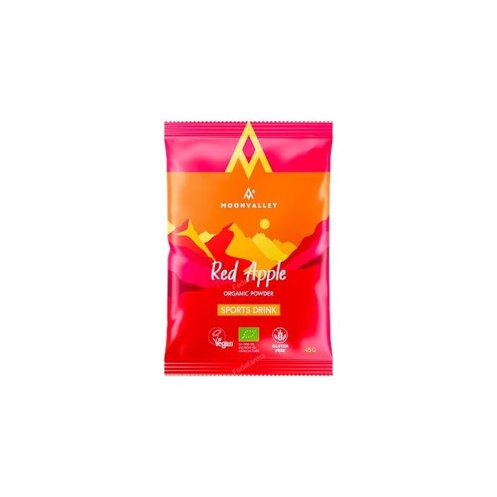 MOONVALLEY Bebida deportiva en polvo Manzana Bio 45g