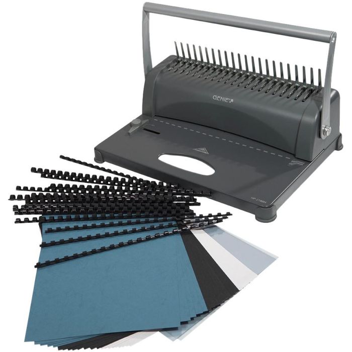 GENIE Spiralbindegerät inkl. Plastikbinderücken-Set CB-850 4 GENIE Spiralbindegerät inkl. Plastikbinderücken-Set CB-850 4