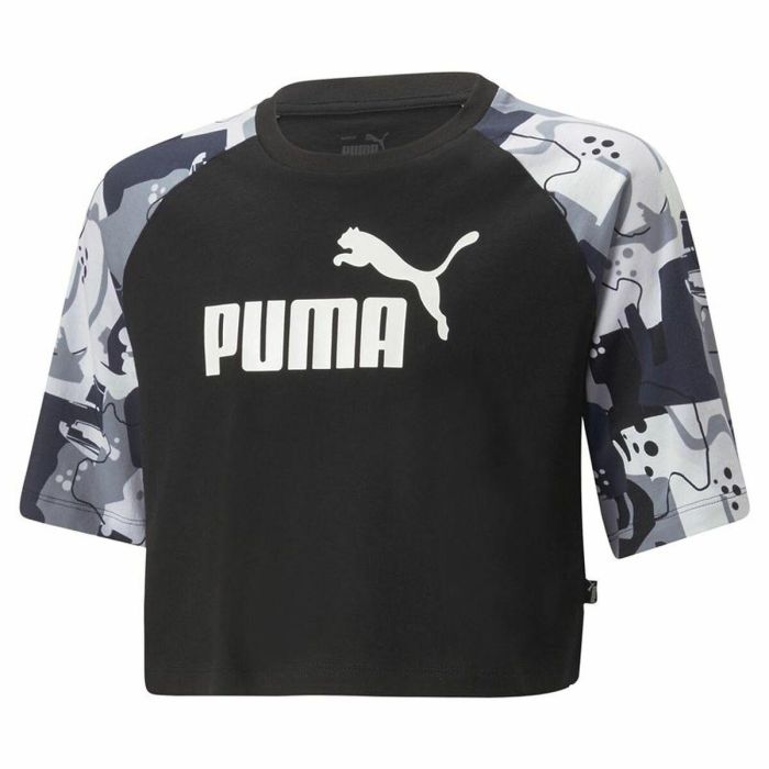 Camiseta de Manga Corta Infantil Puma Ess+ Street Art Negro 0 Camiseta de Manga Corta Infantil Puma Ess+ Street Art Negro 0