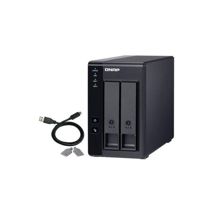 QNAP TR-002 unidad de disco multiple Negro 2 QNAP TR-002 unidad de disco multiple Negro 2