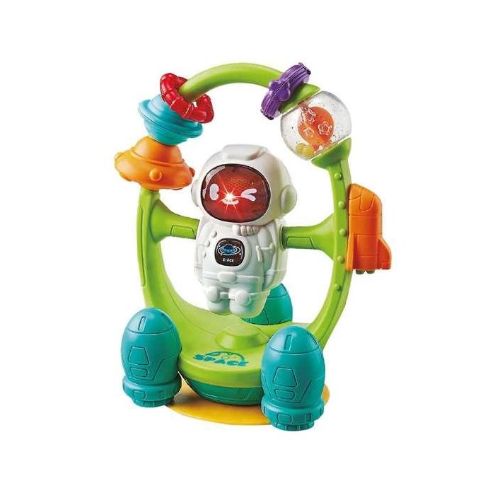 Sonajero astronauta con ventosa, luces y sonidos, gira 180º, 20x16cm - modelos surtidos 2 Sonajero astronauta con ventosa, luces y sonidos, gira 180º, 20x16cm - modelos surtidos 2