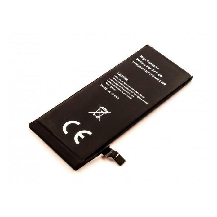 CoreParts Battery for iPhone 6 8.1Wh 3.82V Li-Pol 2121mAh for iPhone 6 High Capacity Battery CoreParts Battery for iPhone 6 8.1Wh 3.82V Li-Pol 2121mAh for iPhone 6 High Capacity Battery