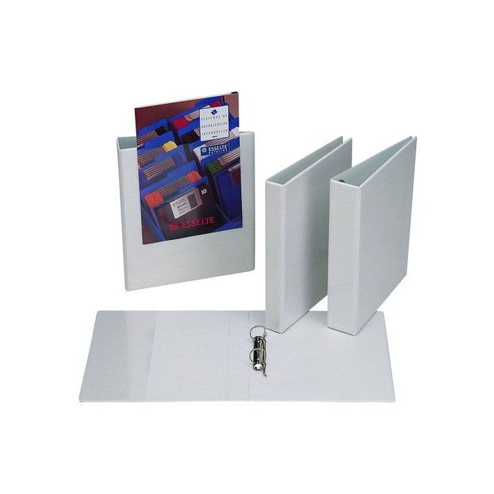 Carpeta Canguro Esselte Pvc Basica A4 2 An. Red. 16Mm Blanco